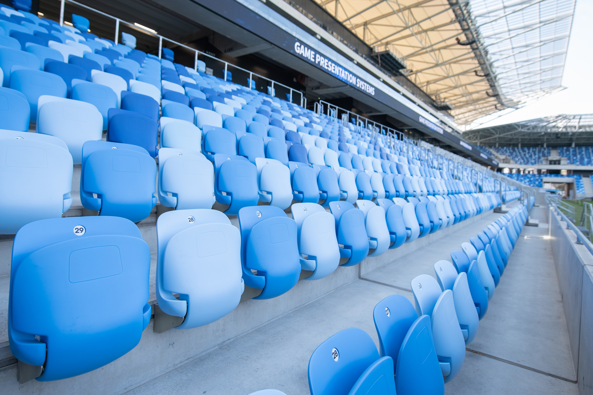 Tulip · Slovan stadium, tribune